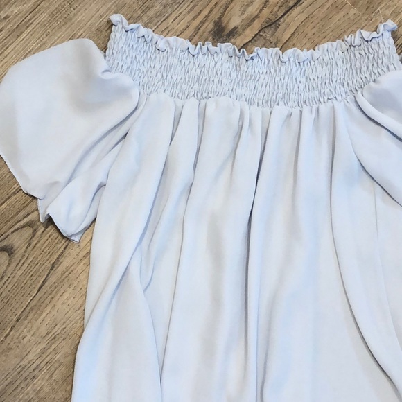 Moa Moa Off the Shoulder Sheer Blouse - Sz Small - Picture 4 of 6